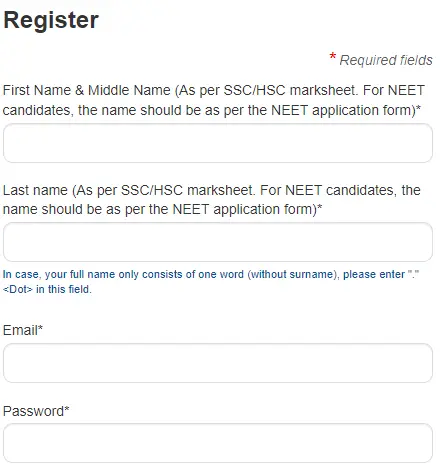 MHT CET 2026 Registration